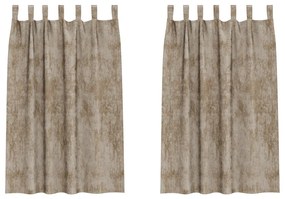 Bársonyos Függöny 2 db Gombfüllel Sampány 175x140 cm