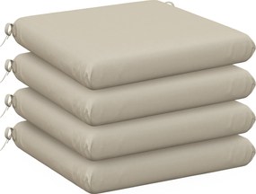 Outsunny 4 db-os étkezőszék párna készlet 47x47x7 cm vízálló és UV 50+ védelemmel | Aosom
