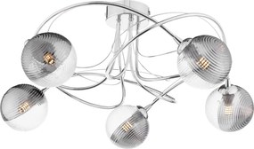 Dar Lighting modern mennyezeti lámpa onawa csiszolt króm darona5450-18