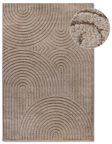 Világosbarna szőnyeg 160x235 cm Panglao New York Taupe – Elle Decoration