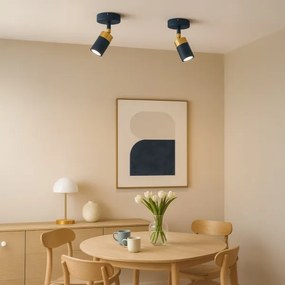 Brilagi - Fali spotlámpa POKER 1xGU10/25W/230V kék