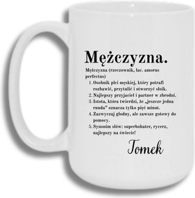 Bögre Fehér Nagy 440ml Ajándék Vicces Férfi