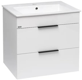 Jika Plan fürdőszobaszekrény mosdóval 65x44,1x62,2 cm fehér h4536021763001 PLAN65ZBI