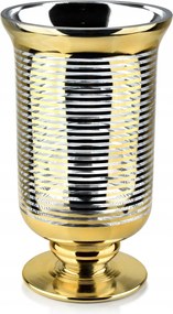 Dekoratív gyertyatartó arany Rita