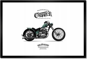 Poszterek keretben 60x40 Motorkerékpár Antik Vintage