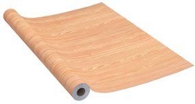 2 db juharszínű öntapadó PVC ajtófólia 210 x 90 cm