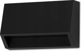 Led Lépcső Fali Lámpa 230V Falra Szerelhető IP65 Fekete