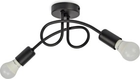 Modern Plafon Lámpa Edison Fehér Fekete 261-B2