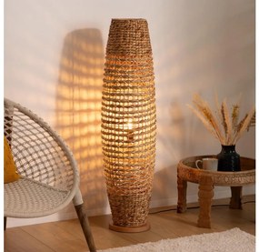 Atmosphera - Állólámpa SAND 1xE27/40W/230V bükkfa/vízi jácint