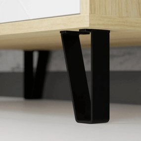 Komód Baiano (artisan tölgy + fehér) . Akció -12%. 1119075