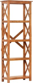 vidaXL tömör akácfa könyvszekrény mézszínű felülettel 60 x 30 x 160 cm