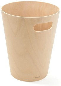 Natúr színű irodai szemetes 7,5 l Woodrow – Umbra