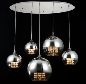 Maytoni FERMI P140-PL-170-5-N Függőlámpa 5xE27/60W IP20