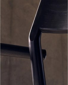 Fekete-bézs étkezőszék Falconera – Kave Home