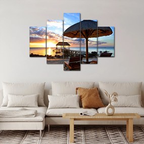 Kép - Naplemente Mauritiuson (150x105 cm)
