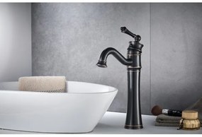 REA-B0227 - Mosdócsaptelep VINTAGE OLD 31 cm fekete