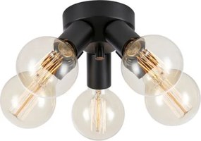 MARKSLÖJD 108552 MAZZO Vintage Mennyezeti Lámpák Fekete E27 IP20