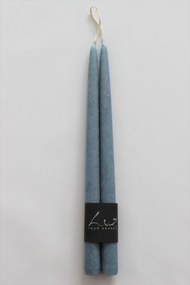 Kék kónikus gyertya SKY BLUE 2db 30cm