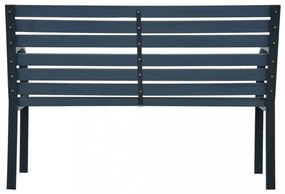 Szürke kerti fapad 120 cm