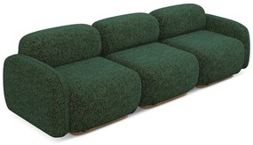 Sötétzöld moduláris kanapé 270 cm Ailani – Makamii
