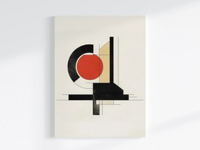 Poszter Grafika Geometria Kör Absztrakt Bauhaus 60x80