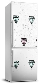 Hűtőre ragasztható matrica Gyémánt FridgeStick-70x190-f-77866968