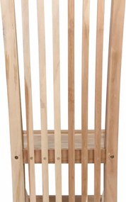 DIVERO Étkezőszékek teakfa felülettel 2 db natúr