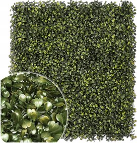 Mesterséges Zöld Fal Mesterséges Borostyán Bukszus Panel Szőnyeg Erkély 60x40cm