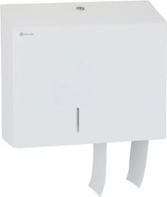Merida Wc-papír Tartó 20 CM Stella Duo White Line Fehér