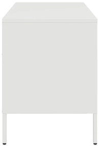 fehér acél TV-szekrény 68 x 39 x 50,5 cm