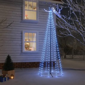 kúp alakú karácsonyfa 310 kék LED-del 100 x 300 cm