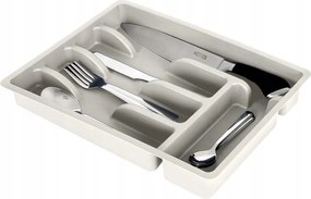 Evőeszköztartó Betét Fiók Rendszerező Edénytartó Hamuszürke