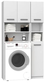 Aldabra Marpol nyitott polcos fürdőszobai szett, 96x180x30 cm, fehér