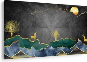 Kép - Hegyi táj (90x60 cm)