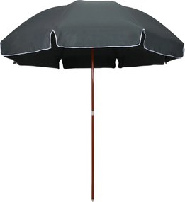vidaXL antracitszürke napernyő acélrúddal 300 cm
