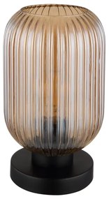 Globo 15469TA - Asztali lámpa NORMY 1xE27/40W/230V barna