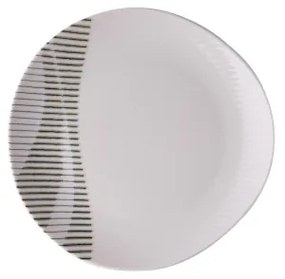 24 részes színes porcelán étkészlet