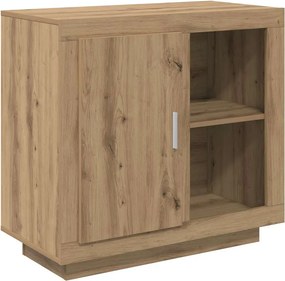 vidaXL Széf Artisan tölgy 80 x 40 x 75 cm Faanyag