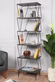 Balaban könyvespolc, antracit, 46 cm