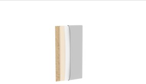 Kárpitozott panel Quadra 50x40 cm (világosszürke). 1048366