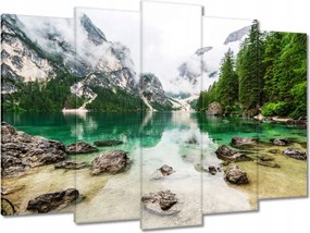 Vászonkép 70x50 Hegyi tó