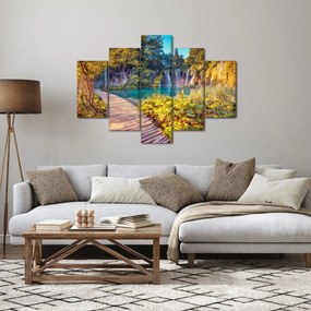 Kép - Plitvicei-tavak, Horvátország (150x105 cm)