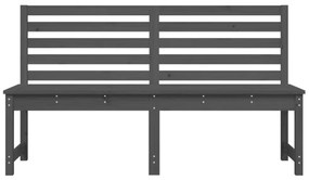 szürke tömör fenyőfa kerti pad 157,5 cm