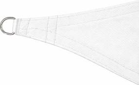 Napvitorla - árnyékoló teraszra, négyszög alakú 2x4 m Fehér színben - HDPE anyagból