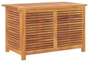 tömör akácfa kerti tárolóláda zsaluval 90 x 50 x 56 cm