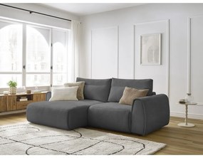 Szürke sarokkanapé Aden – Bobochic Paris