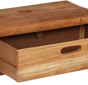 tömör akácfa TV-állvány (118-200) x 30 x 40 cm