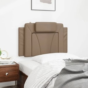 cappuccino színű műbőr fejtámla párna 90 cm