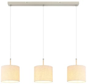 Globo 15968-3H - DELEON kábeles csillár 3xE27/40W/230V