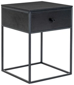 Fekete éjjeliszekrény Vita – House Nordic